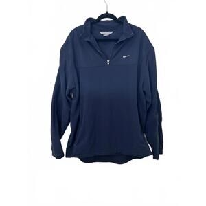 Nike Quarter Zip Fleece Men’s Jacket in Navy - XL